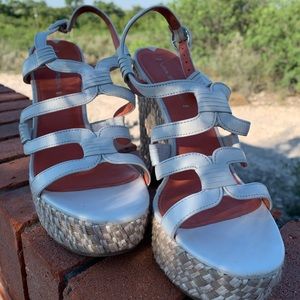 Via Spiga white wedges